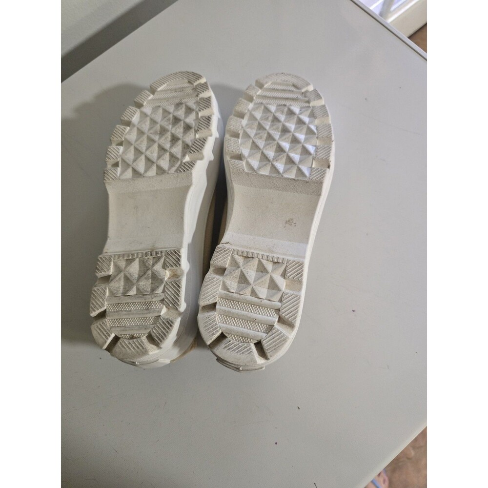 Sincerely Jules Vasco Tan Canvas Platform Sneakers Sz 9M - Picture 5 of 8